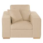 Fauteuil Randan Geweven stof - Geweven stof Meara: Beige