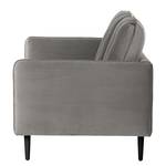 Sofa Pigna (2,5-Sitzer) Webstoff - Samt Ravi: Taupe