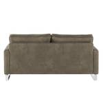 Canapé Radon I (2-places) Microfibre Bice: Marron foncé