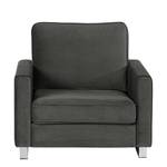 Fauteuil Radon Velours Ravi: Anthracite