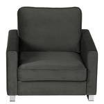 Fauteuil Radon Velours Ravi: Anthracite