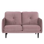 Sofa Pigna (2-Sitzer) Webstoff - Samt Ravi: Mauve