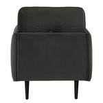 Fauteuil Pigna I Velours Ravi: Anthracite