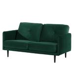 Sofa Pigna (2,5-Sitzer) Webstoff - Samt Ravi: Antikgrün