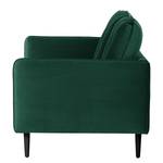 Sofa Pigna (2,5-Sitzer) Webstoff - Samt Ravi: Antikgrün
