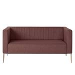 Sofa Luparo I (2-Sitzer) Webstoff - Webstoff Meara: Purpur