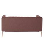 Sofa Luparo I (2-Sitzer) Webstoff - Webstoff Meara: Purpur