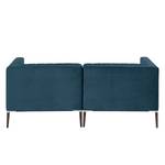 Sofa Luparo I (2,5-Sitzer) Webstoff - Samt Onoli: Marineblau