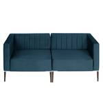 Sofa Luparo I (2,5-Sitzer) Webstoff - Samt Onoli: Marineblau