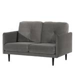 Sofa Pigna (2-Sitzer) Webstoff - Samt Ravi: Taupe