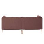 Sofa Luparo I (2,5-Sitzer) Webstoff - Webstoff Meara: Purpur