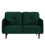 Sofa Pigna (2-Sitzer) Webstoff - Samt Ravi: Antikgrün