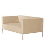 Sofa Luparo I (2-Sitzer) Webstoff - Webstoff Meara: Beige