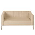 Sofa Luparo I (2-Sitzer) Webstoff - Webstoff Meara: Beige