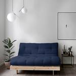 Schlafsofa Roots 140 I Baumwolle - Marineblau - Beige