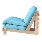 Fauteuil convertible Roots 90 I Coton - Bleu clair - Beige