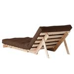 Schlafsessel Roots 90 I Baumwolle - Espresso - Beige