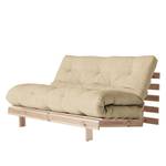 Schlafsofa  Roots 140 II Baumwolle / Leinen - Beige