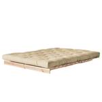 Schlafsofa  Roots 140 II Baumwolle / Leinen - Beige