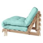 Canapé convertible Roots 140 I Coton - Vert menthe - Beige