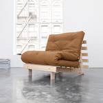 Slaapfauteuil Roots 90 I katoen - Middel bruin - Beige