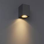 Buitenwandlamp Cubus II glas/aluminium - 1 lichtbron