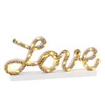 Lampe Love Corde / Plexiglas - 1 ampoule