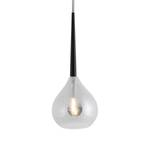 Hanglamp Vaso I transparant glas/aluminium - 1 lichtbron