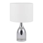 Lampe Cosima Microfibre / Aluminium - 1 ampoule