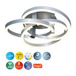 LED-plafondlamp Divora plexiglas/aluminium - 1 lichtbron