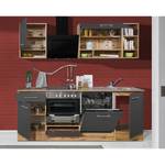 Küchenzeile Wilawa I (12-teilig) Mit Elektrogeräten - 220 cm - Grau