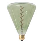 Ampoule LED Dilly II Verre transparent / Aluminium - 1 ampoule - Vert pâle