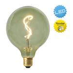 LED-lamp Dilly I transparant glas/aluminium - 1 lichtbron - Lindegroen