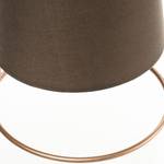 Lampe Shiny Circle Tissu mélangé / Aluminium - 1 ampoule
