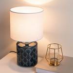Tafellamp Glowing Pearl Midnight textielmix/keramiek - 1 lichtbron