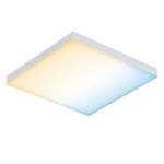 Plafond- & wandpaneel Velora III melkglas/aluminium - 1 lichtbron