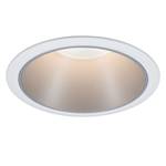 Inbouwlamp Cole II aluminium/polycarbonaat - Wit/zilverkleurig - Aantal lichtbronnen: 3