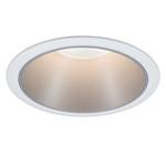 Inbouwlamp Cole II aluminium/polycarbonaat - Wit/zilverkleurig - Aantal lichtbronnen: 1