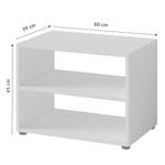 Meuble TV Grainland Blanc - Largeur : 60 cm