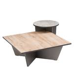 Tables de salon Westport (2 éléments) Imitation chêne clair / Gris