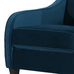 Fauteuil Wingen I Velours - Velours Ravi: Bleu marine