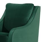 Fauteuil Wingen I Velours - Velours Ravi: Vert vieilli