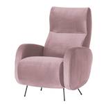 Fauteuil Vains Velours Ravi: Mauve - Zonder hocker