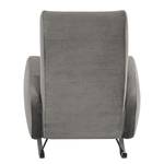 Fauteuil à bascule Vains Velours Ravi: Taupe