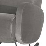 Fauteuil à bascule Vains Velours Ravi: Taupe