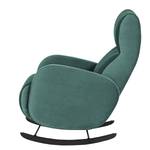 Schommelfauteuil Vains Velours Ravi: Petrolkleurig