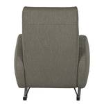 Fauteuil à bascule Vains Tissu Meara: Gris