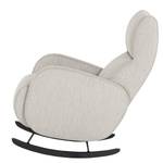 Fauteuil à bascule Vains Tissu Meara: Gris clair