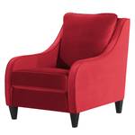 Fauteuil Wingen I Velours - Velours Ravi: Rouge