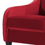 Fauteuil Wingen I Velours - Velours Ravi: Rouge